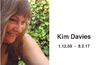 The late Kim Davies